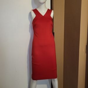 Jennifer Lopez Orange Red Dress